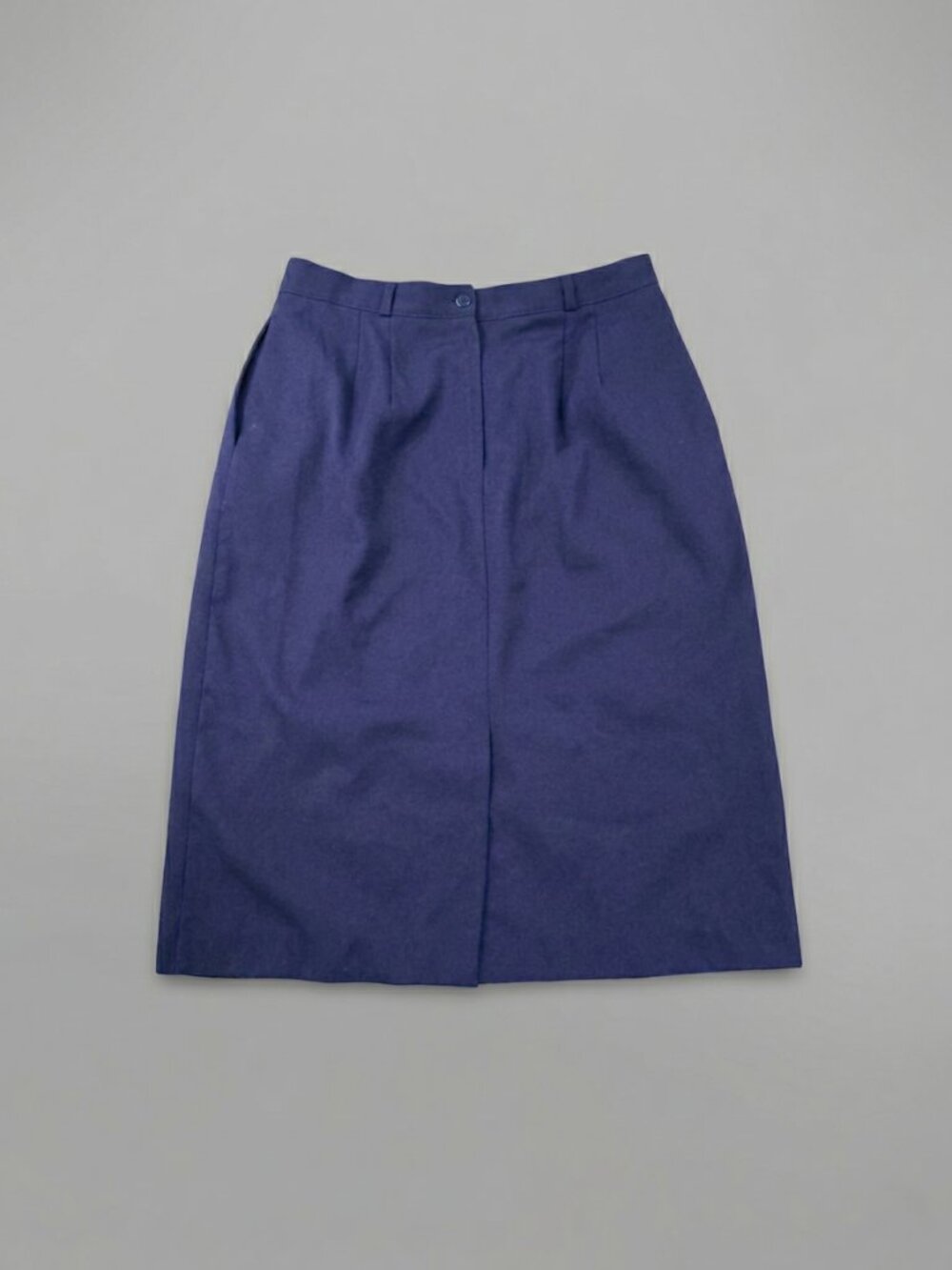 Vintage Worthington Navy Pencil Skirt Size 14 - Picture 2 of 12